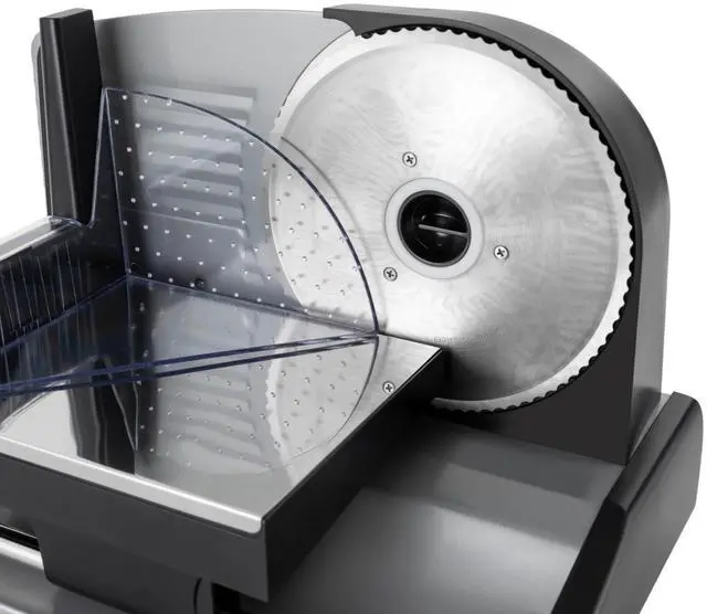 Alt view image 3 of 7 - Food-grade Stainless Steel 200w Meat Slicer Bread Slicing Machine Fruit Cutter