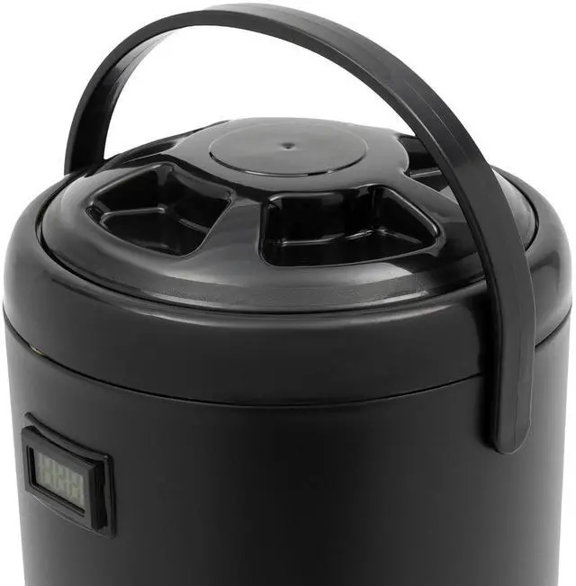 Alt view image 6 of 7 - Stainless Steel Insulated Beverage Dispenser Cold and Hot Drink dispenser