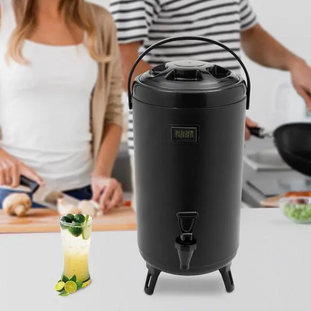 Main image of Stainless Steel Insulated Beverage Dispenser Cold and Hot Drink dispenser