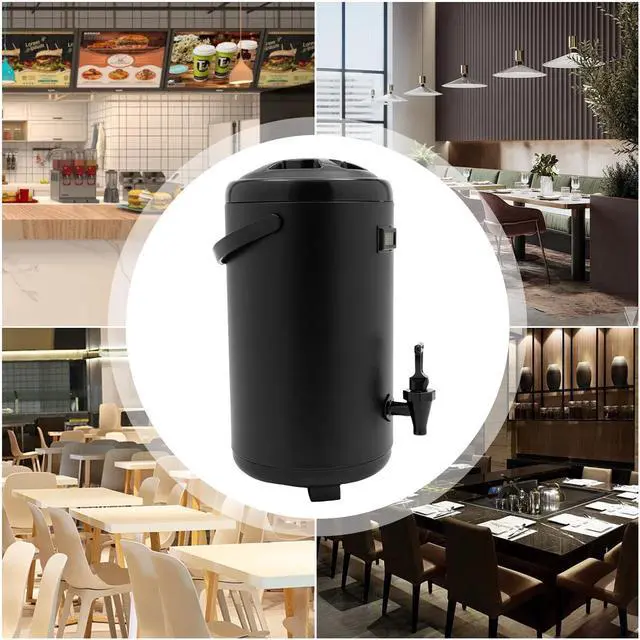 Alt view image 4 of 7 - Stainless Steel Insulated Beverage Dispenser Cold and Hot Drink dispenser