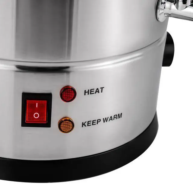 Alt view image 5 of 7 - Electric 15L Catering Hot Water Boiler Commercial Coffee Tea Urn Stainless Steel