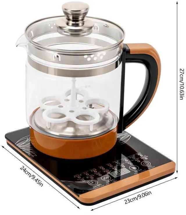 Alt view image 4 of 7 - Multifunction Electric Health Pot Electric Glass Kettle Boiling Water Tea Maker