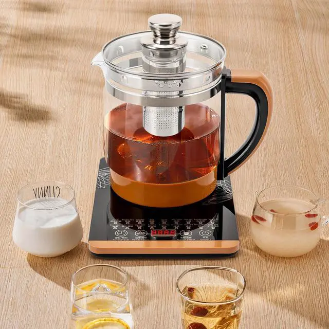 Alt view image 2 of 7 - Multifunction Electric Health Pot Electric Glass Kettle Boiling Water Tea Maker