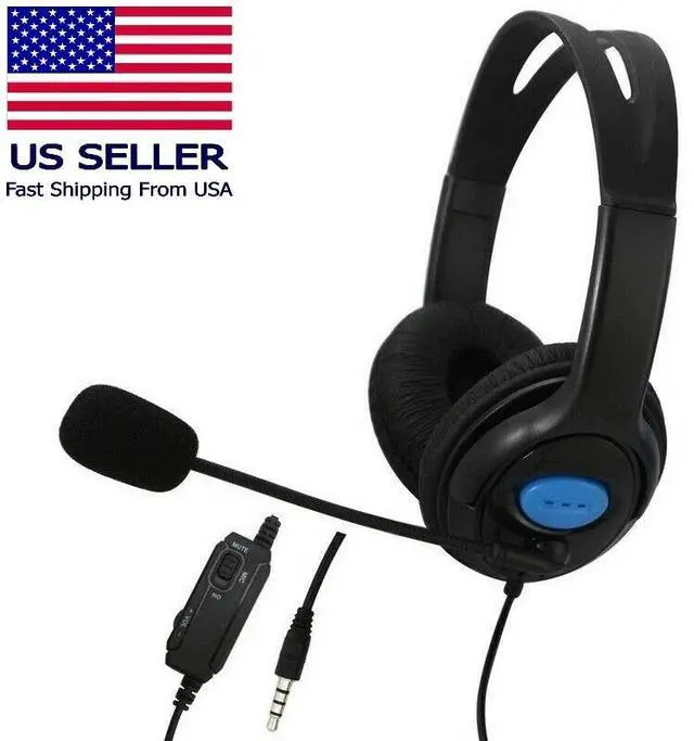 Main image of Wired Stereo Bass Surround Gaming Headset for PS4 New Xbox One PC with Mic