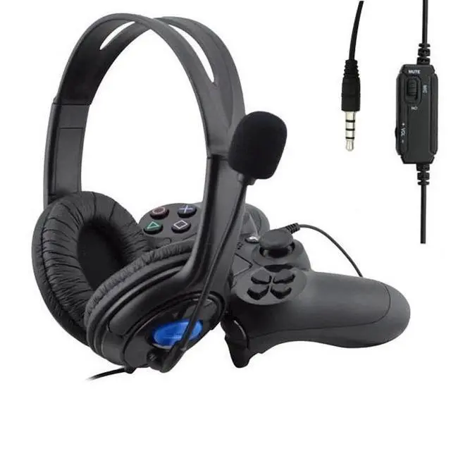 Alt view image 3 of 7 - Wired Stereo Bass Surround Gaming Headset for PS4 New Xbox One PC with Mic