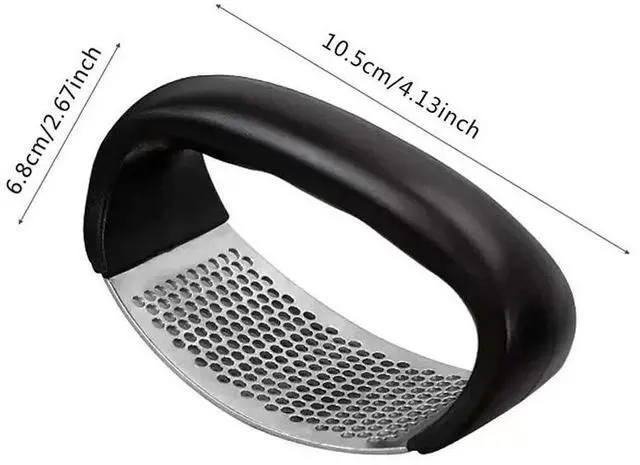 Alt view image 2 of 5 - Garlic Press Crusher Squeezer Manual Tool Stainless Steel Masher Kitchen Tool