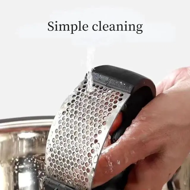 Alt view image 3 of 5 - Garlic Press Crusher Squeezer Manual Tool Stainless Steel Masher Kitchen Tool