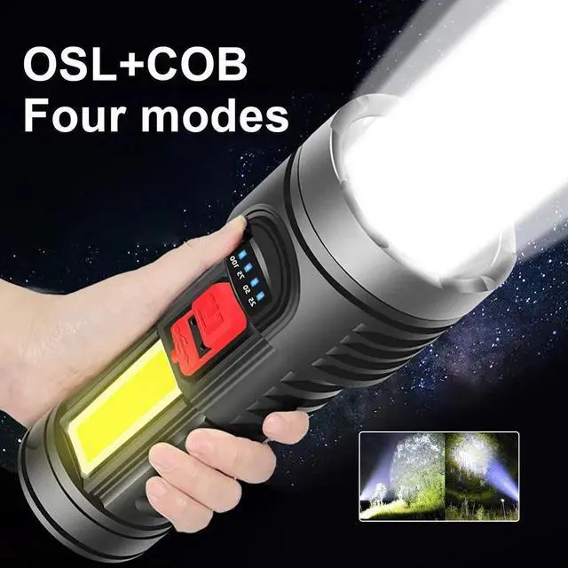 Main image of Rechargeable 7800LM LED Flashlight Tactical Police Super Bright Torch Zoomable