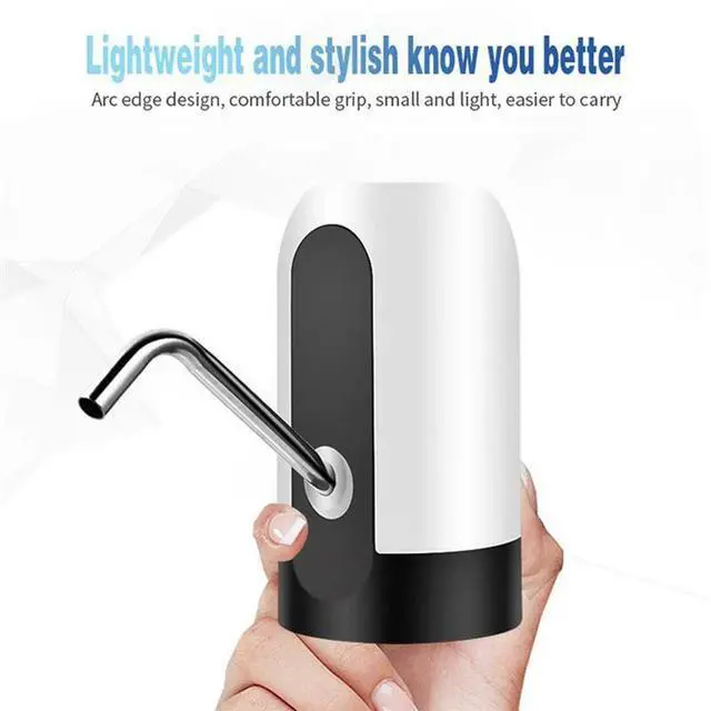 Alt view image 2 of 7 - New Automatic Universal Electric Water Dispenser Pump 5 Gallon USB Bottle Switch(WHITE)