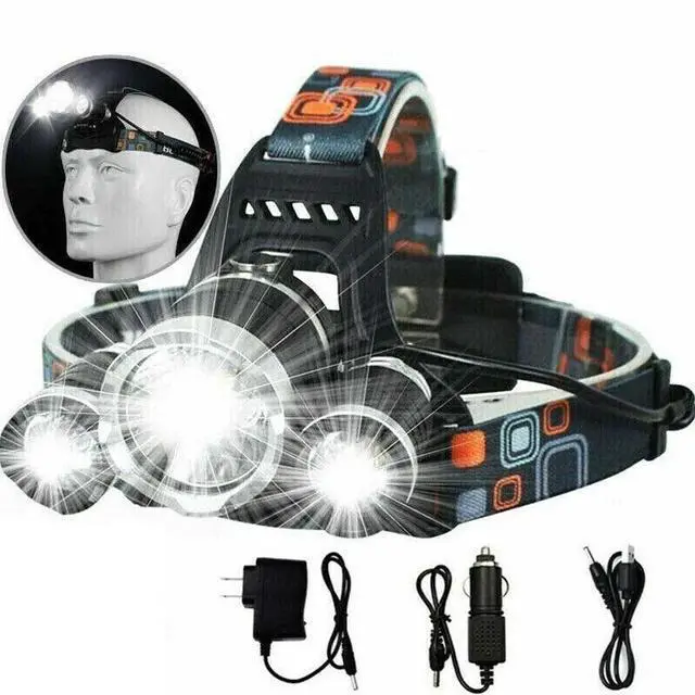 Main image of LED Headlamp 5 Head 18650 Headlight Flashlight Torch Light