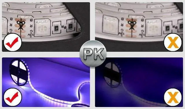 Alt view image 6 of 7 - Led Strip Lighting 2*5M 32.8 Ft 5050 RGB 300 LEDs Flexible Color Changing Light