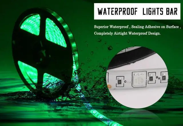 Alt view image 4 of 7 - Led Strip Lighting 2*5M 32.8 Ft 5050 RGB 300 LEDs Flexible Color Changing Light