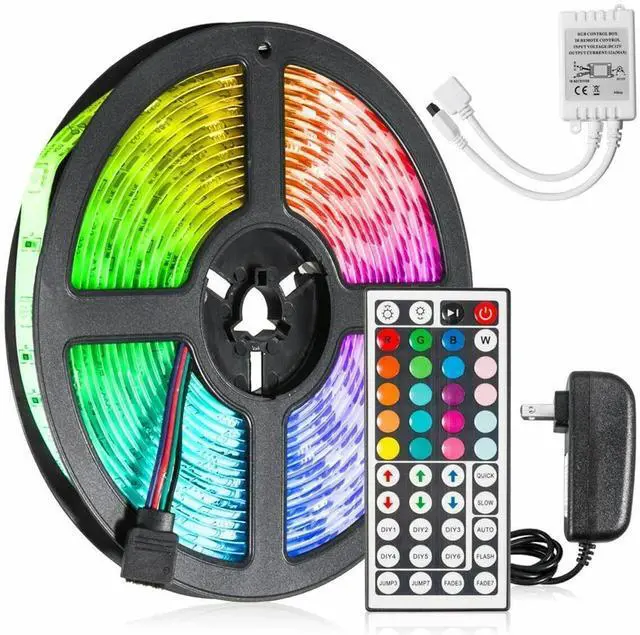Main image of Led Strip Lighting 5M 16.4 Ft 5050 RGB 150 LEDs Flexible Color Changing Light