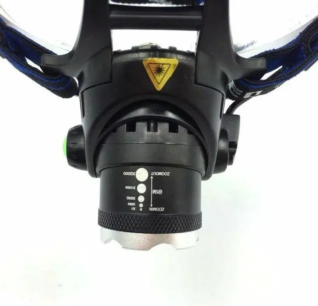Alt view image 3 of 4 - LED Headlamp Rechargeable Headlight Zoomable Head Torch Lamp Flashlight