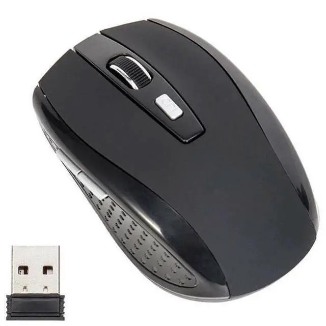 Main image of 2.4GHz Wireless Optical Mouse Adjustable DPI Cordless Mice + Receiver for Laptop