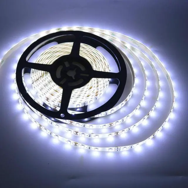 Alt view image 3 of 4 - 12V 16.4FT COOL WHITE LED 3528 SMD FLEXIBLE WIRE STRIP LIGHT ROPE WATERPROOF US