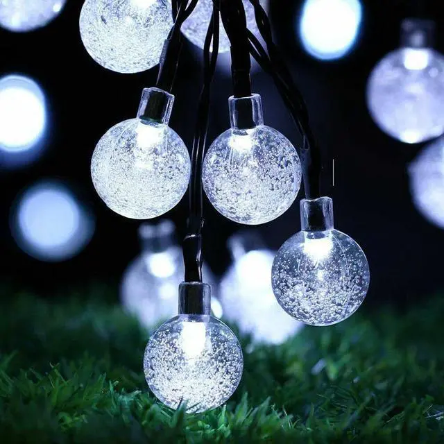 Alt view image 5 of 7 - Solar Powered 30 LED Light String Garden Path Yard Decor Lamp Outdoor Waterproof