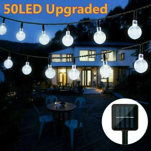 Main image of Solar Powered 30 LED Light String Garden Path Yard Decor Lamp Outdoor Waterproof