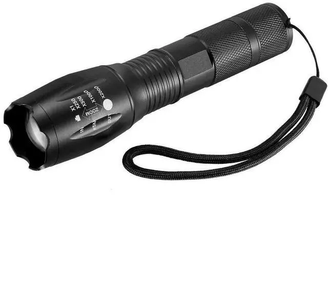 Alt view image 4 of 6 - Super Bright Tactical Military LED Flashlight flash light 2000 Lumen 10000 LUX
