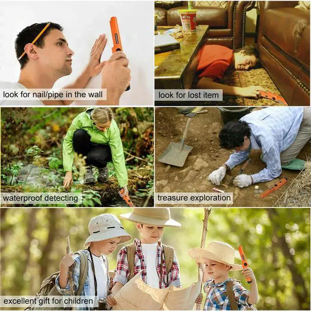 Alt view image 7 of 7 - HandHeld Metal Detector Gold Digger Hunter Sensitive Tester Waterproof