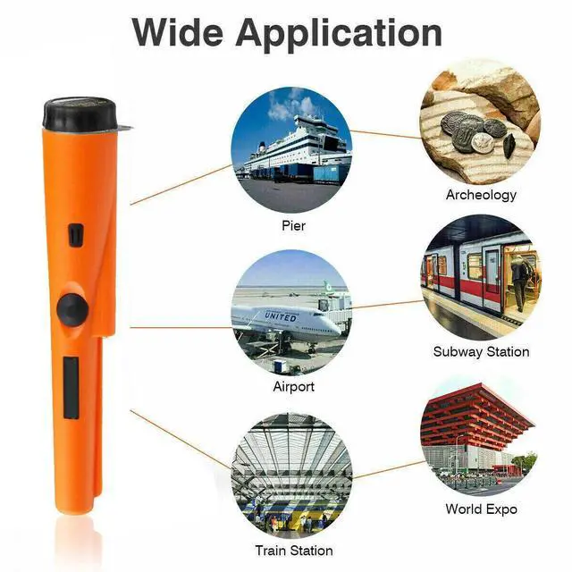 Alt view image 4 of 7 - HandHeld Metal Detector Gold Digger Hunter Sensitive Tester Waterproof