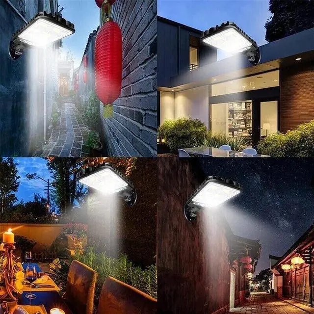 Alt view image 7 of 7 - LED Solar Light Motion Sensor 3 Modes Flood Lamp Outdoor Street Wall Yard Garden
