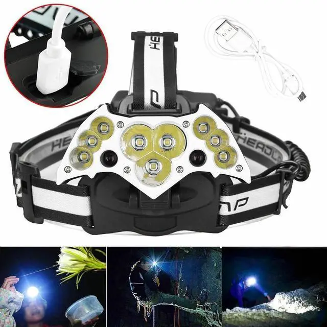 Main image of 11 LED Rechargeable LED Headlamp Headlight Flashlight Head Torch