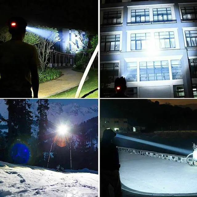 Alt view image 5 of 7 - Super-bright 5 X LED Headlamp Headlight Flashlight Head Torch Lamp