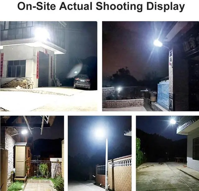 Alt view image 5 of 7 - Commercial 1000000LM LED Outdoor Dusk to Dawn Solar Street Light Road Area Lamp