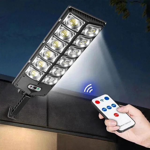 Alt view image 2 of 7 - Commercial 1000000LM LED Outdoor Dusk to Dawn Solar Street Light Road Area Lamp