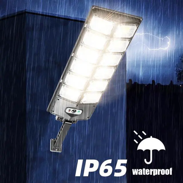 Alt view image 4 of 7 - Commercial 1000000LM LED Outdoor Dusk to Dawn Solar Street Light Road Area Lamp