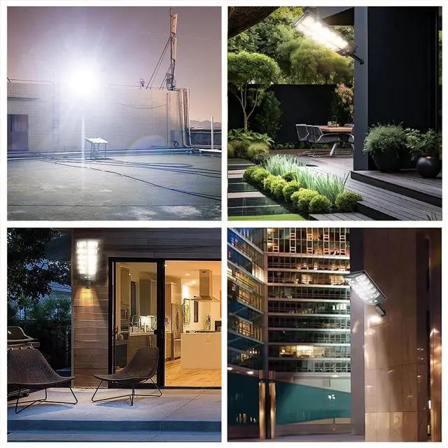 Alt view image 6 of 7 - Commercial 1000000LM LED Outdoor Dusk to Dawn Solar Street Light Road Area Lamp