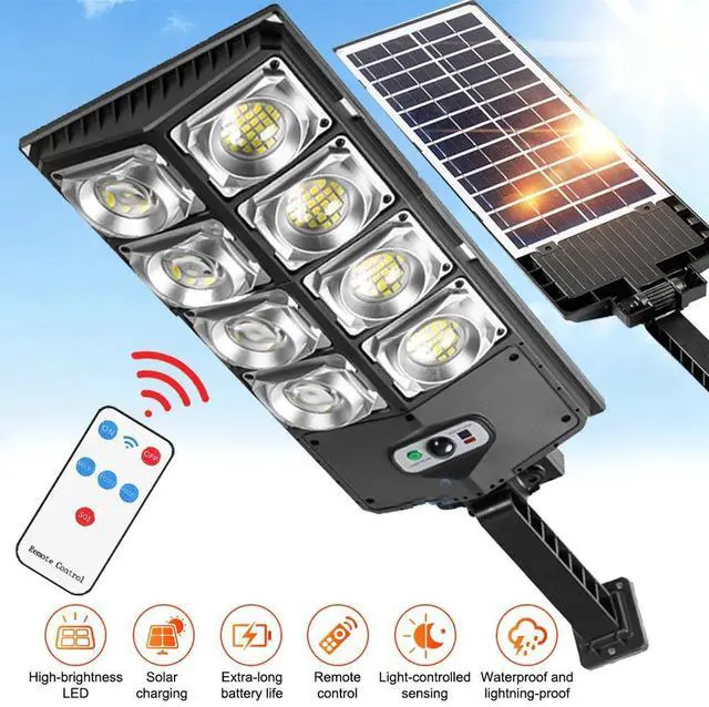 Main image of Commercial 1000000LM LED Outdoor Dusk to Dawn Solar Street Light Road Area Lamp