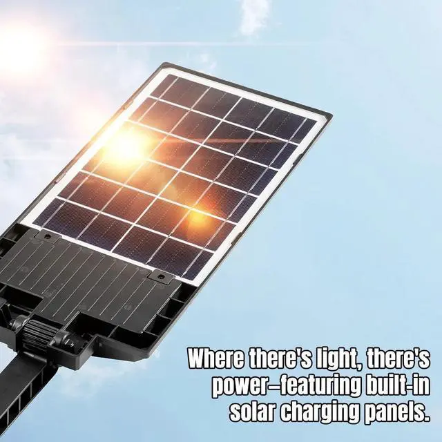 Alt view image 2 of 7 - Commercial 1000000LM LED Outdoor Dusk to Dawn Solar Street Light Road Area Lamp