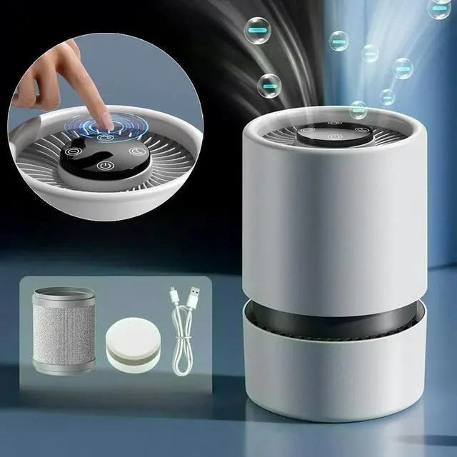 Main image of Home HEPA Air Purifier Large Room Air Cleaner for Allergies Smoker Pet Dust Smog