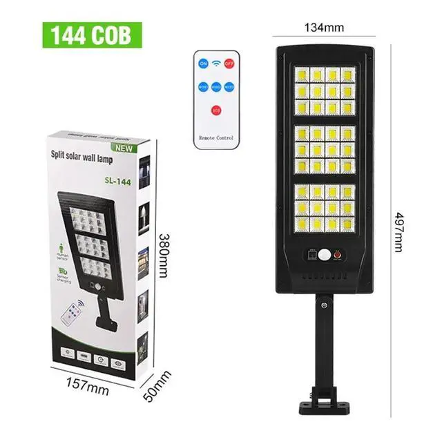 Alt view image 4 of 7 - 900000000LM Commercial Solar Street FloodLight LED Light Dusk To Dawn Road Lamp