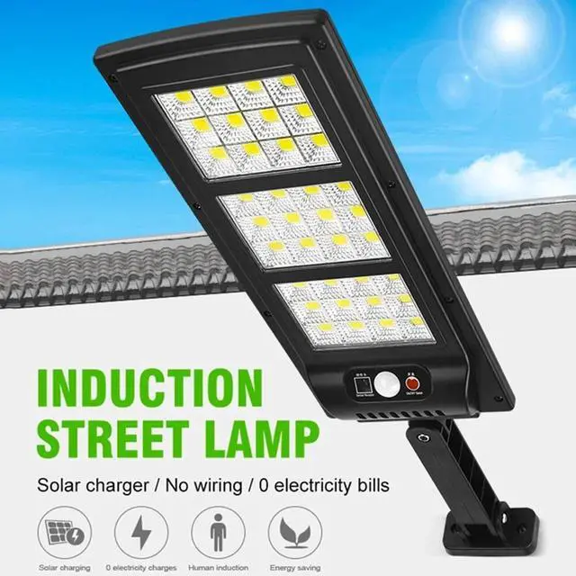Alt view image 5 of 7 - 900000000LM Commercial Solar Street FloodLight LED Light Dusk To Dawn Road Lamp