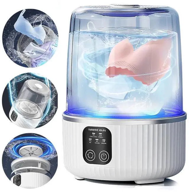 Main image of Mini Washing Machine 4000mAh Rechargeable Portable Underwear Washing Machine