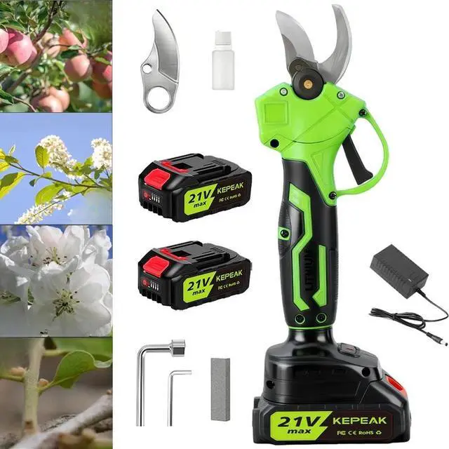 Main image of Electric Cordless Branch Scissors 30mm Pruning Shear Pruner Garden Cutter 800W