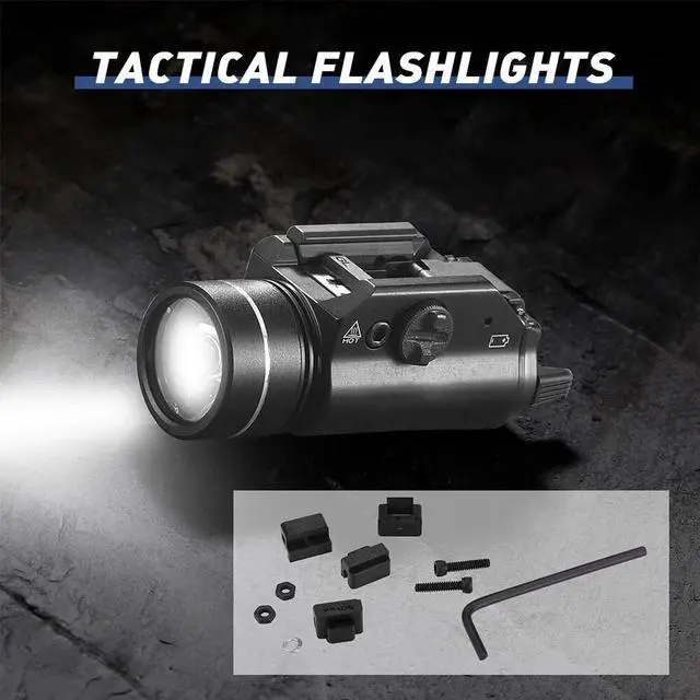 Alt view image 4 of 7 - LED Strong Flashlight 1000LM Tactical Lighting Waterproof Outdoor Training Tool