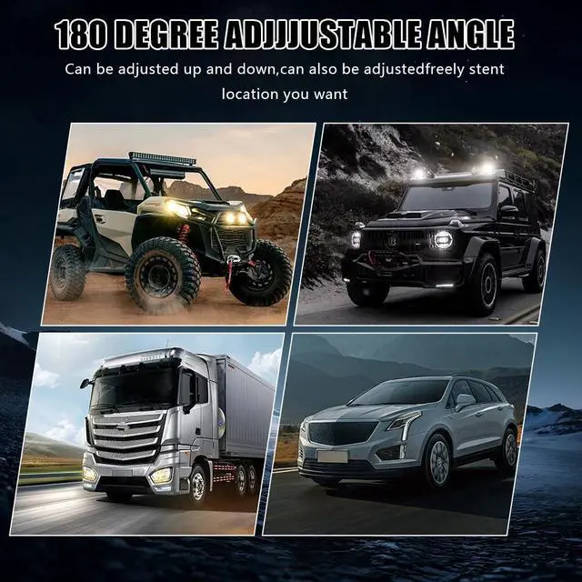 Alt view image 6 of 7 - 2PCS 6inch LED Work Light Bar Spot Flood Pods Offroad Fog Lamp30W UTV SUV ATV