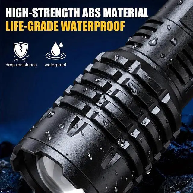 Alt view image 2 of 7 - Super Bright LED Tactical Flashlight Torch USB Rechargeable LED Work Lights