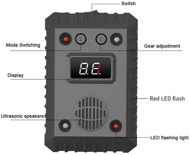 Alt view image 3 of 7 - Car Ultrasonic Mouse Repeller Vehicle Rat Rodent Pest Animal Deterrent Repellent