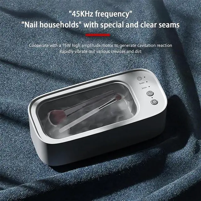 Alt view image 4 of 7 - Ultrasonic Jewelry Cleaner Denture Glass Watch Ring Bath Tank Clean Machine