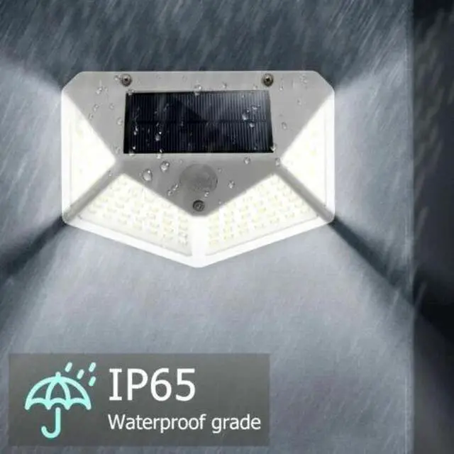 Alt view image 4 of 5 - 2x Waterproof 100 LED PIR Motion Sensor Solar Power Outdoor Garden Yard Light