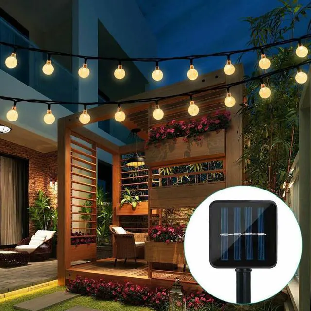 Main image of Solar Powered 30 LED String Light Garden Path Yard Decor Lamp Outdoor Waterproof