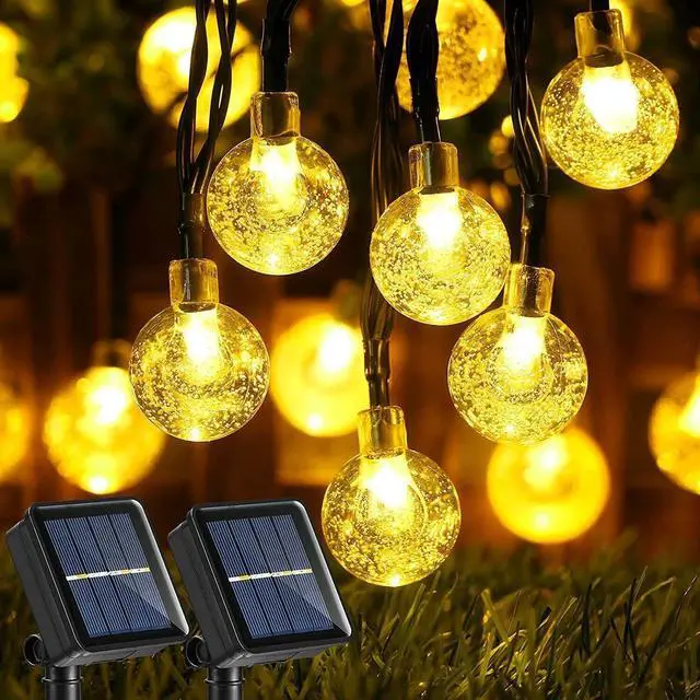 Main image of Solar Powered 30 LED String Light Garden Path Yard Decor Lamp Outdoor Waterproof