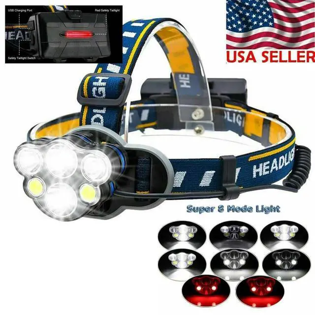 Main image of USB Rechargeable LED Headlamp Flashlight Headlight Head Torch Sensor Waterproof