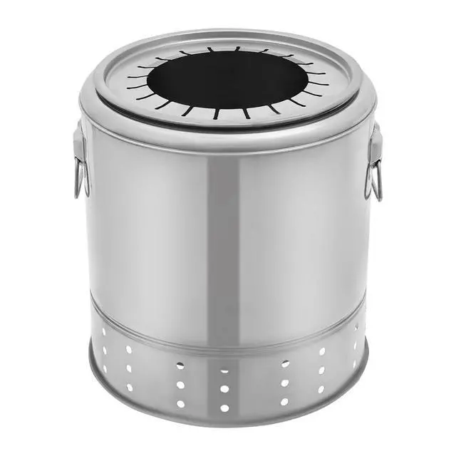 Alt view image 5 of 7 - Portable Barbecue Outdoor Charcoal Barrel Grill 20 Skewers Camping BBQ Grill