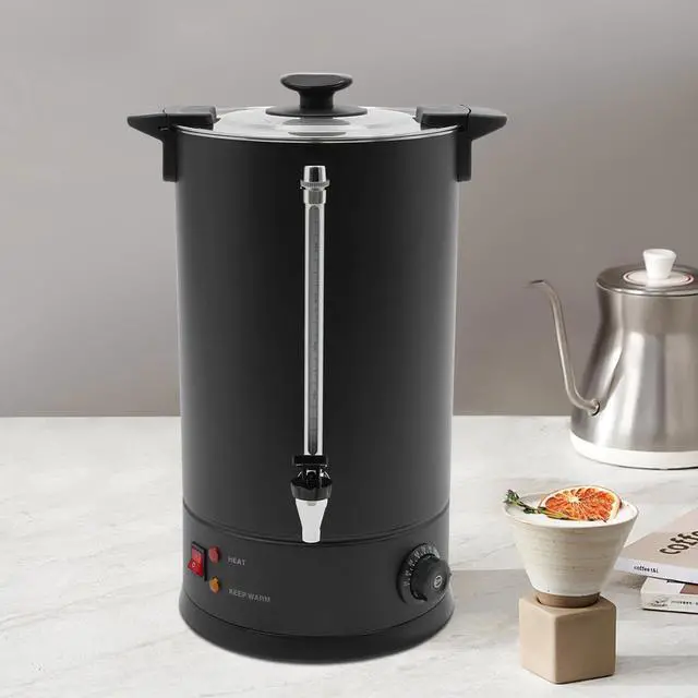 Alt view image 2 of 7 - Hot Beverage Dispenser Hot Water Dispenser Tabletop Commercial Coffee Pot 14L